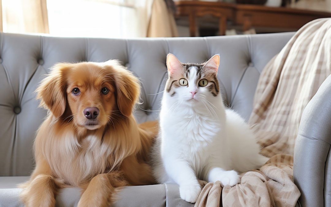 Cómo elegir la tela del sofá si tienes gato o perro